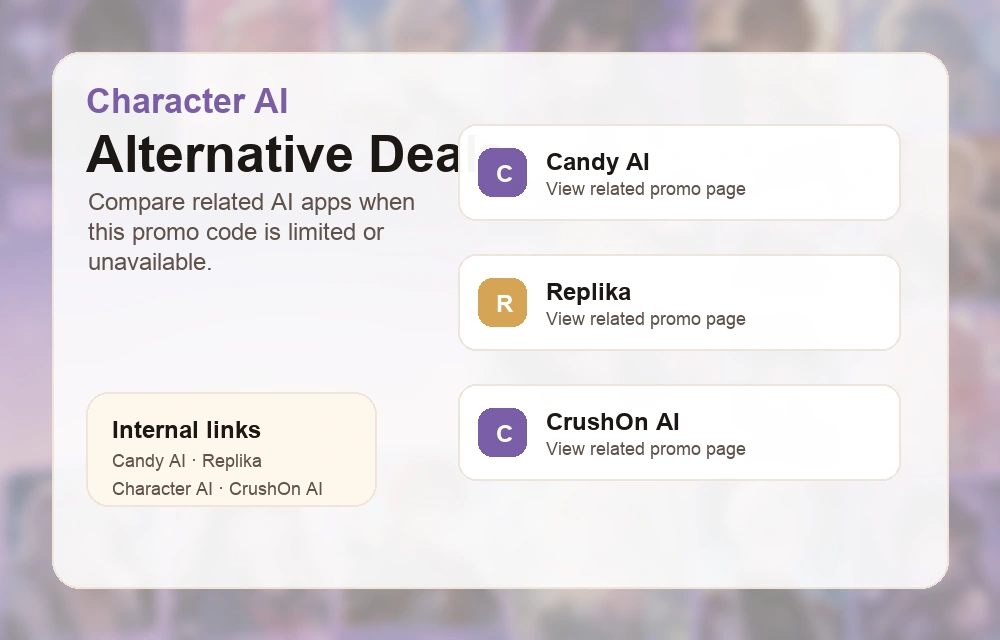 Best Character AI alternatives and promo codes