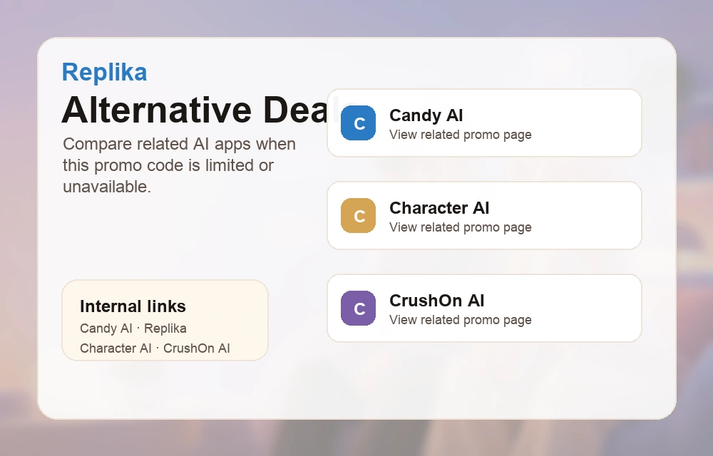 Best Replika alternatives and promo codes