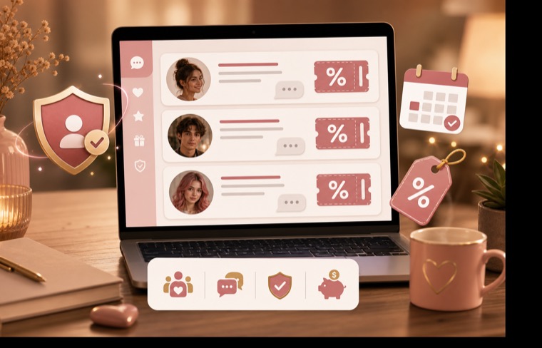 AI companion deals dashboard with privacy and coupon savings
